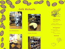 Tablet Screenshot of cafe-michaelis.de